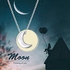 Crescent Moon Choker Dainty Waning Waxing Moon Tiny Moon Necklace -