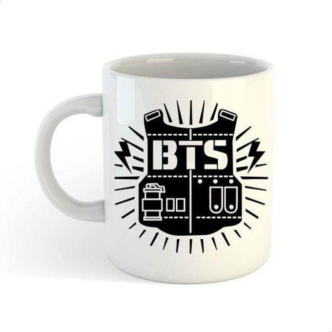 Bts Ceramic Mug - Black/White