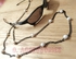 O Accessories Glasses Chains _ Black _ Black Metal_white Pearl