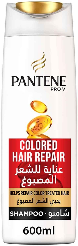 Pantene Pro-V Colored Hair Repair Shampoo, 600 ml