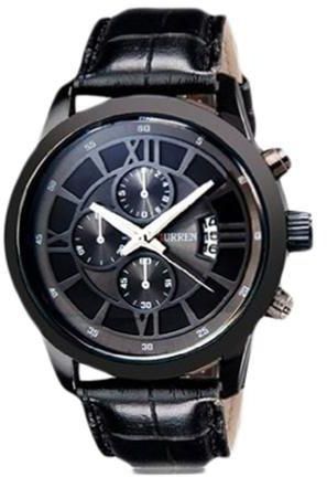 Curren 8137 for Men - Analog Casual Leather Watch
