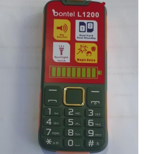 Bontel L1200 .77"Screen,Big Speaker,Power Bank Option, 1000 MAh - Green