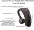 سماعة اذن لاسلكية بلوتوث 4.0 مع ميكروفون سماعة اذن بدون استخدام اليدين للهواتف المحمولة V9، سماعة رأس، داخل الأذن، أسود