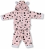 babyshoora Cute winter 2-piece pajama for babies - Fuchsia