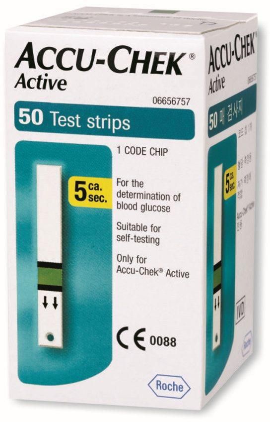 Accu-Chek Active strips 50s pack