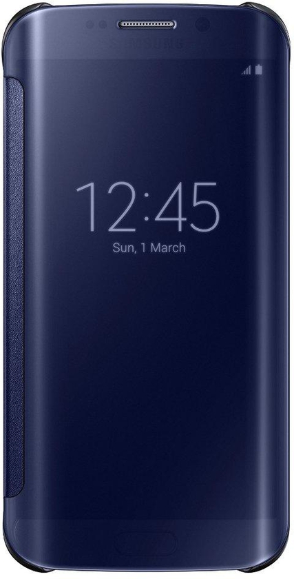 Samsung Clear View Cover for Samsung Galaxy S6 Edge Black Sapphire