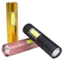 500 Lumen Mini Waterproof Rechargeable LED Flashlight Torch 3 Modes With SOS & Cob Light Mini 22R Black