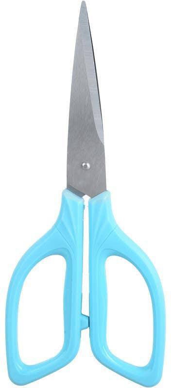 Get King Gary Stainless Steel Scissor with Plastic Handle, 21 cm - Light Blue with best offers | Raneen.com