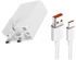 XIAOMI 33W Super Fast Charger For Redmi K20 Pro Marvel Edition -White