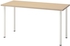 MÅLSKYTT / ADILS Desk - birch/white 140x60 cm
