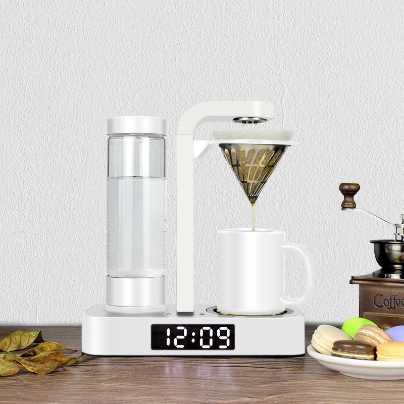 Creative Clock Multi Function Stainless Steel Coffee Maker Drip Pot Mesin Pembuat Kopi