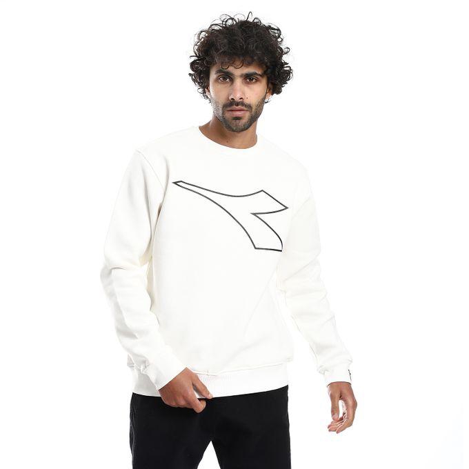 Diadora Men's Print Sweatshirt - Off-White