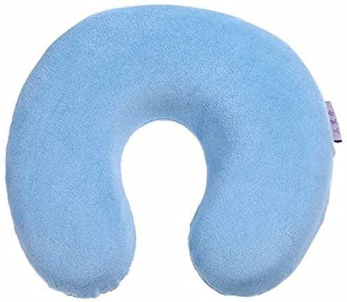 U Shaped Memory Foam Neck Rest Pillow (Blue, Gh4990)