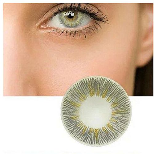 Beauty Fancyqube Turqoise Green Eye Contacts Lenses Women Soft Coloured Contact Lens