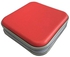 حافظة تخزين محمولة مكونة من 40 قرص سي دي في دي لتخزين وتخزين وتخزين الالبوم (احمر)