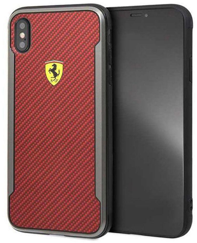 Racing Shield Case Cover For Apple iPhone XS Max Red/Black