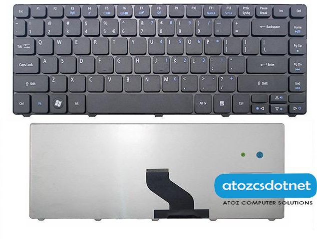 Acer Aspire 4540 4540G 4535 4535G 4553 4553G 4738ZG Laptop Keyboard (Black)
