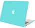 Mosiso Plastic Hard Case Cover for MacBook Air 13 Inch (Models: A1369 and A1466), Turquoise