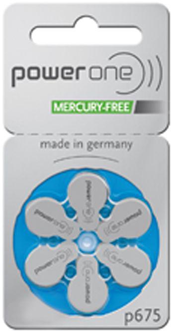 PowerOne Hearing Aids Batteries - Size P675