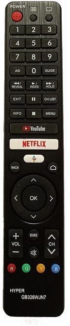Remote Control For SHARP Screen With Netflix & Youtube Buttons