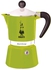 Bialetti Rainbow Espresso Maker 139ml - Green (Makes 3 Cups)