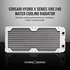 Corsair Hydro X Series - Xr5-240mm - Water Cooling Radiator - White (Cx-9030007-Ww)