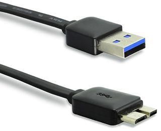 MYCANDY USB CBL 3.0 FOR SAMSUNG NOTE 3& S5 BLACK,  black