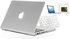 Ozone MacBook Pro Retina 13 Accessory Set ‫(Case, Arabic UK Keyboard & Screen Guard) White