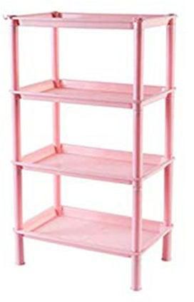 4-Tier Organizer Rack Pink 42.9 x 27.6 x 13centimeter