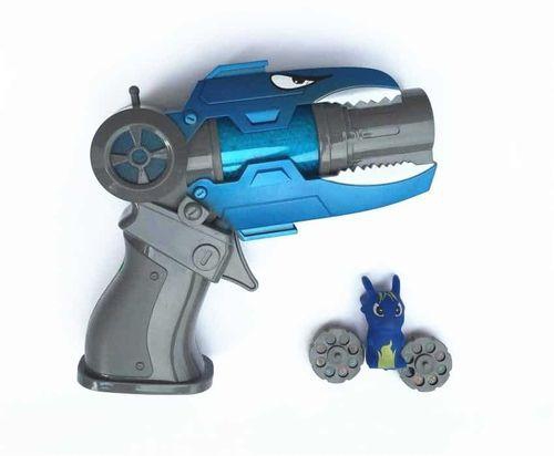 General Slugterra Projector Gun With Sounds - 16 Character Images + Small Slugterra Action Figure – Blue
