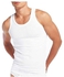 Mens Fashionplus Men Vest Shirt - White - 12 Pack Cotton 100%