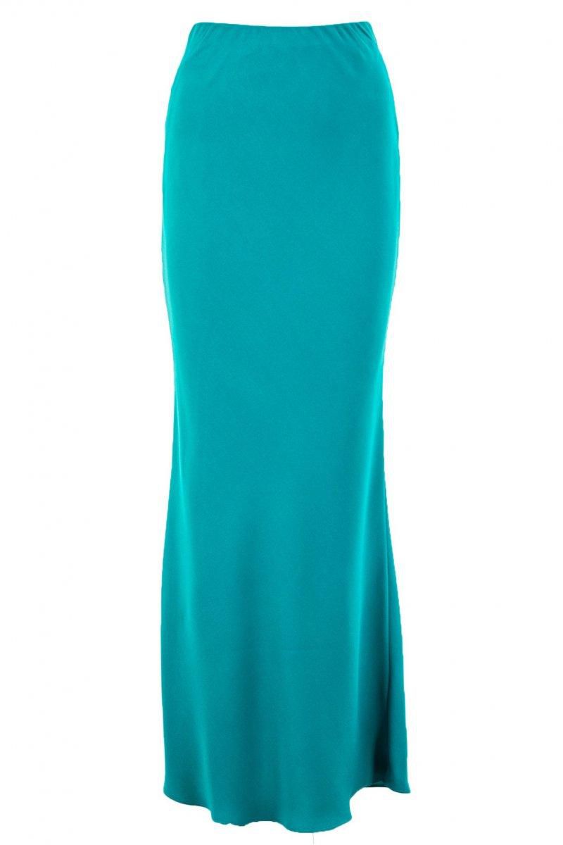 TOPGIRL Plain Long Skirt Duyung - XXL (Turquoise)