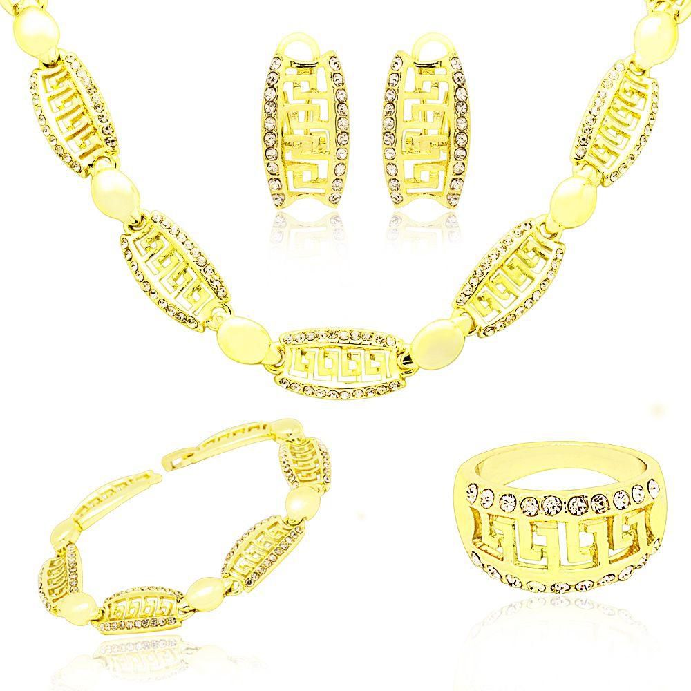 Mysmar 18k Yellow Gold Plated Jewelry set [GY013]