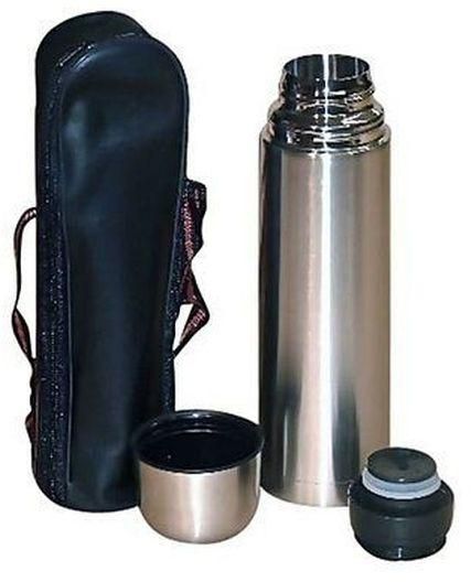 Thermos Vacuum Flask 0.5 Litres Plus FREE Pouch Bag .