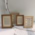 Photo Frame Picture Frame Ancients Style Desk Display Simple Basic Style Brown Wood Color Photo Frame Family Photo Wall
