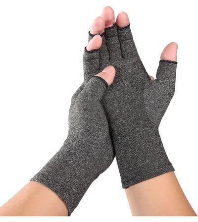 Motorcycle Winter Warm Half Finger Gloves