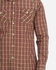 Rossi by Tie house Plaids Casual Shirt - Beige & Maroon
