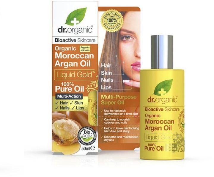 Dr Organic Moroccan Argan 100% Pure Oil 50ml