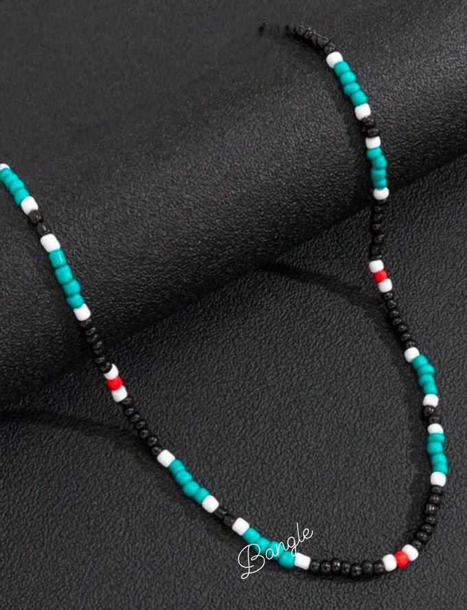 Fashion Choker Beads Necklace Multi-colored
