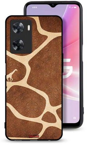 Oppo A77 4G Protective Case Cover Giraffe Skin