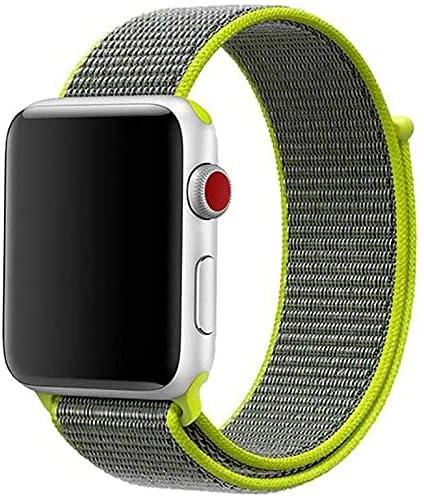 Smart Stuff Comfort Woven Band for Apple Watch 2, Size 42mm (Yellow Flash)