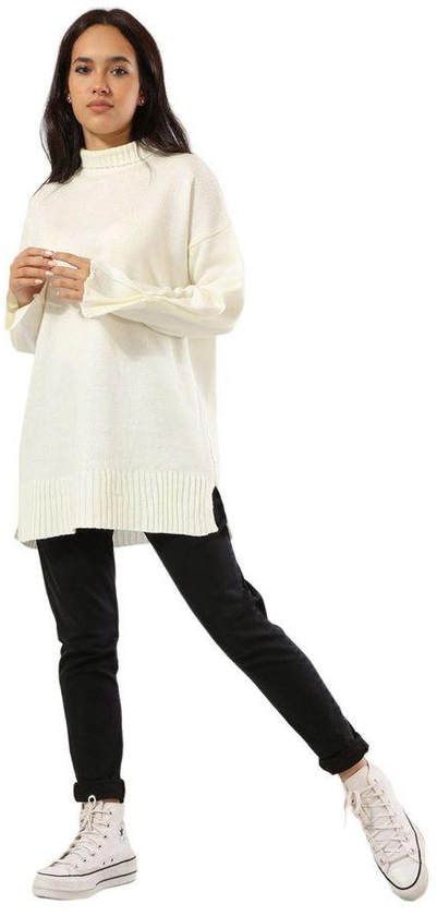 Carina Plain Pullover with Ribbed Trim