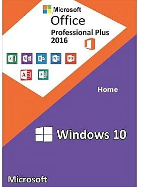 Windows 10 Home + Office 2016 Professional Plus CD Keys Pack