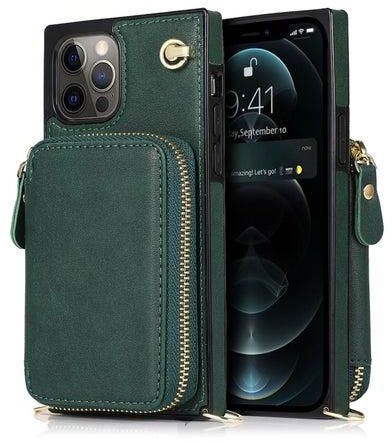 Suitable For iPhone Wallet Zipper Mobile Phone Leather Case