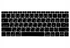 Ozone Arabic English Keyboard Cover Us Layout For Macbook 13'' Without Touch Bar A1708 / 12''a1534 - Black