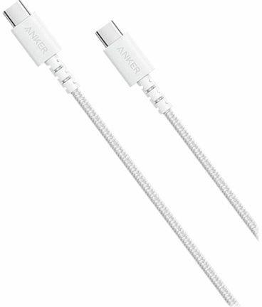 ANKER POWERLINE SELECT+USB-C TO USB-C 2.0 CABLE 3FT WHITE - A8032H21
