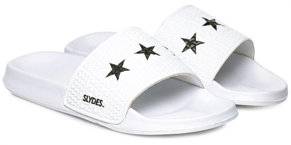 Slydes Stars M Slide Slippers for Men - 12 UK, White