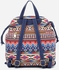 Style Europe Aztec Fringed Backpack - Blue