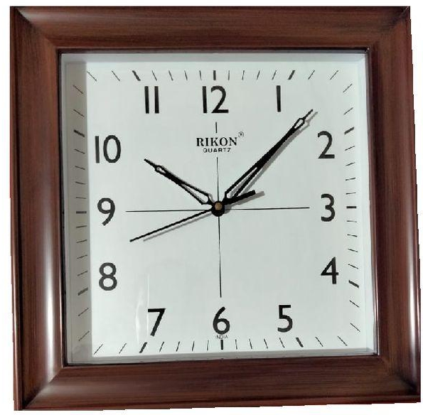 Fashion Rikon Quartz 1351 Wall Clock - Brown