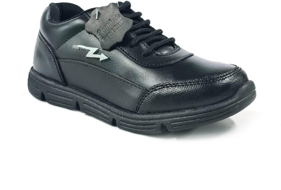Unisex Premium Leather Lace-Up School Shoes Shoes With Lycra Lining
